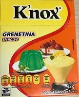 Azúcar y nutrientes en Knox