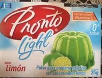 Cantidad de azúcar en gelatina pronto