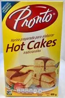 Cantidad de azúcar en Harina para preparar hot cakes