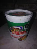 Sokerin määrä sisällä chilchota yoghurt con piña, nopal, apio y linaza