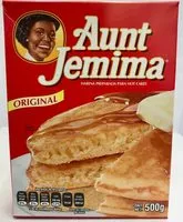 Azúcar y nutrientes en Aunt jemima