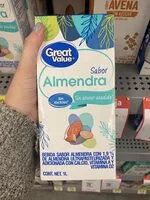 入っている砂糖の量 Alimento liquido de almendra