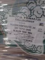 Sokerin määrä sisällä Fresh Cauliflower