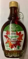 İçindeki şeker miktarı Jarabe organico de Maple