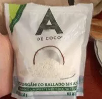 चीनी की मात्रा Coco rallado A de Coco orgánico deshidratado