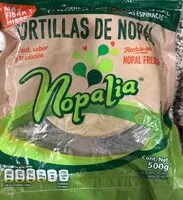 Cantidad de azúcar en Tortillas de nopal