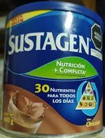 Suhkru kogus sees Sustagen Sabor Chocolate
