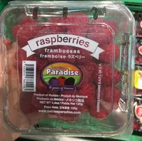 Sucre et nutriments contenus dans Berries paradise