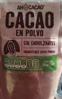 Azúcar y nutrientes en Ah cacao