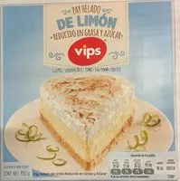Cantidad de azúcar en Pay Helado de limon, reducido en grasa y azucar