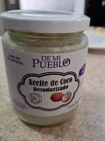 İçindeki şeker miktarı Aceite de coco De mi pueblo desodorizad