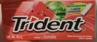 Suhkru kogus sees Trident sabor a Sandía