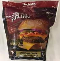 Cantidad de azúcar en Carne para hamburguesa sirloin Bachoco