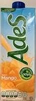 入っている砂糖の量 Ades cero sabor mango