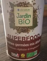 Amount of sugar in Superfood Graines germées mix Alfalfa