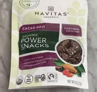 入っている砂糖の量 Cacao goji power snacks