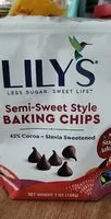 Quantité de sucre dans Lilys