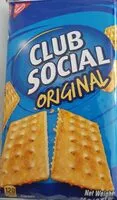 Sugar and nutrients in Club social