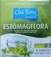 中的糖分和营养成分 Cha flora mundial