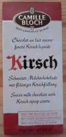 入っている砂糖の量 Kirsch - Schweizer Milchschokolade mit flüssiger Kirschfüllung & Zuckerkruste