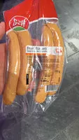 Quantité de sucre dans Saucisse de Francforte