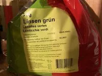 Zuckermenge drin Linsen grün