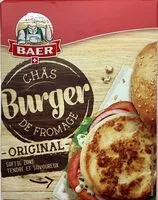 Количество сахара в Burger de fromage, original
