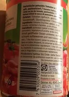 İçindeki şeker miktarı Gehackte Tomaten