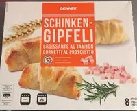 Suhkru kogus sees Croissants au jambon