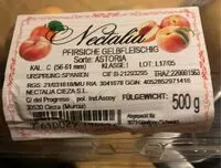 Sucre et nutriments contenus dans Nectalia cieza s l