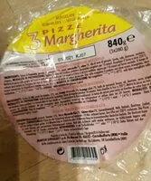 Cantidad de azúcar en Pizze Margherita