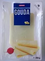 Sokerin määrä sisällä Gouda fromage en tranches