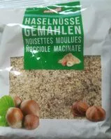 Cantidad de azúcar en Noisette moulue