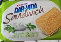 Количество сахара в Dar Vida Sandwich Frischkäse & Kräuter