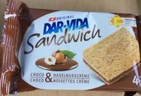 Количество сахара в Sandwich Choco & Noisettes Crème