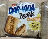 Количество сахара в Dar-Vida Break Natural