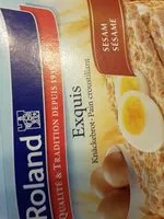 Suhkru kogus sees Pain Croustillant Sésame Roland 200 gr, 5 Paquets