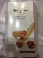 Sucre et nutriments contenus dans Lackerli