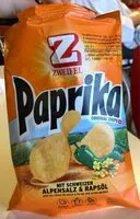 Quantité de sucre dans Paprika, original chips