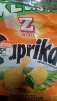 Quantité de sucre dans Paprika Original Chips