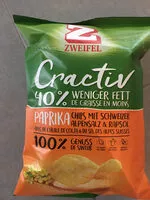 Sugar and nutrients in Zweifel cractiv chips