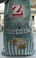 糖質や栄養素が Zweifel popcorn