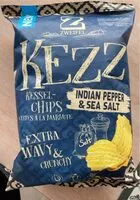 Quantité de sucre dans Kezz Chips Indian Pepper & Sea Salt
