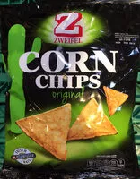 Sugar and nutrients in Zweifel corn snacks