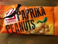 Quantité de sucre dans Zweifel Peanuts Paprika