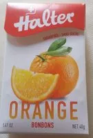 İçindeki şeker miktarı Orange bonbons