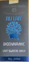 चीनी की मात्रा Biodynamic lait chocolat