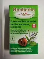 चीनी की मात्रा Pastilles aux herbes, sans sucre