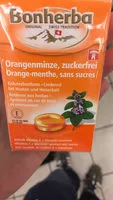 चीनी की मात्रा Orange-menthe, sans sucres