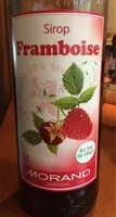 Quantité de sucre dans Sirop Framboise Au Jus Fruit Morand 1 L, 1 Litre